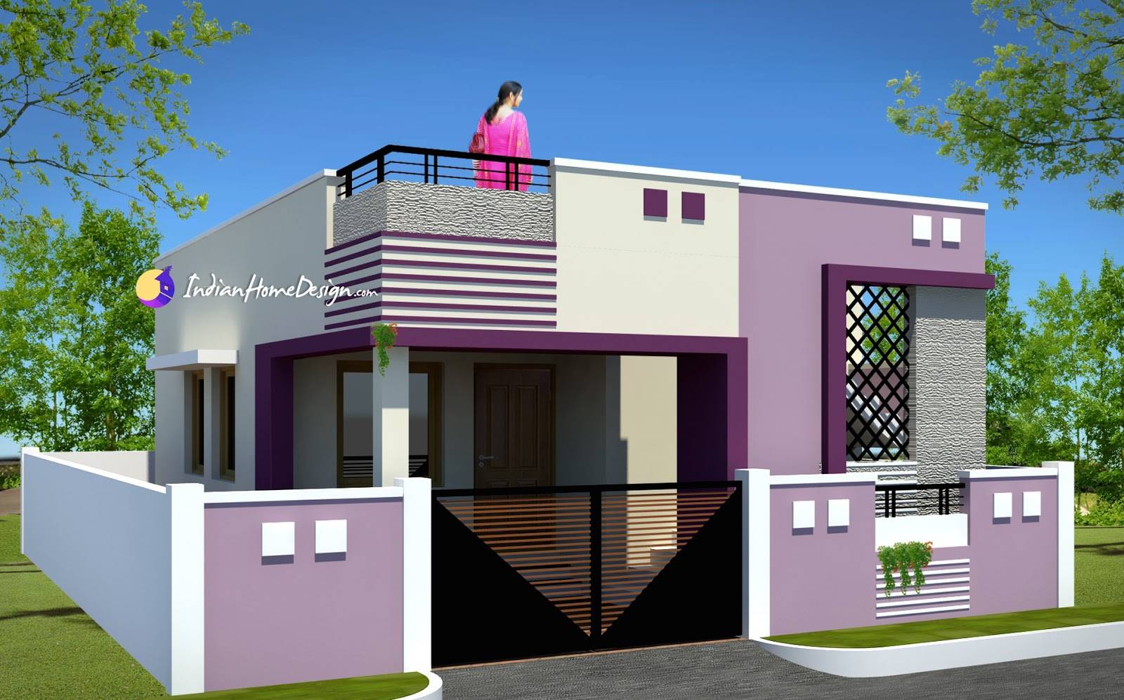 Home Plans & Blueprints Indian Small House Design Bedroom Modern Plan